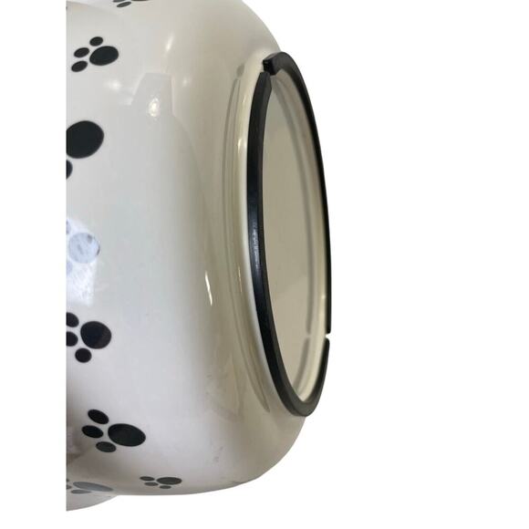 DOG DINNER BOWL LARGE SZ FIDO’S DINNER PLATE PAWS PRINT PETS ARE BEST FRIEND - Picture 4 of 8